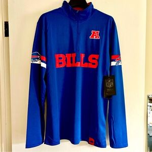 NFL Buffalo Bills quarter zip NWT size small